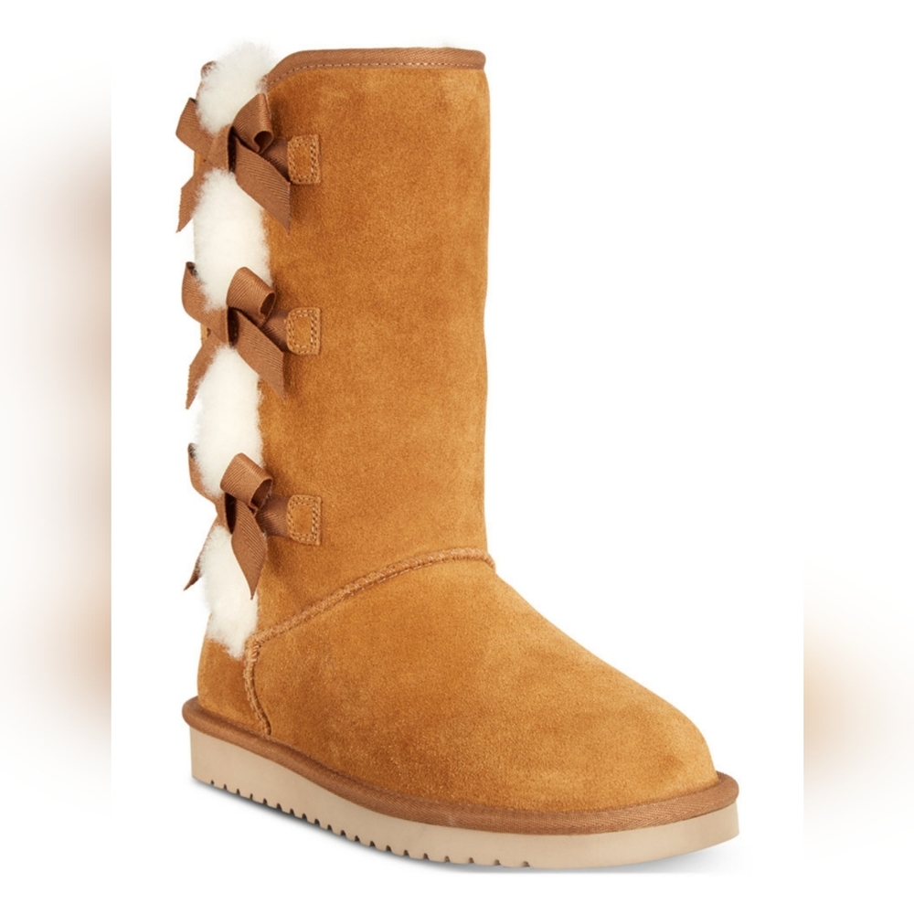 Koolaburra by UGG Victoria Women's Winter Boots Color chesnut size 9 - Picture 4 of 11